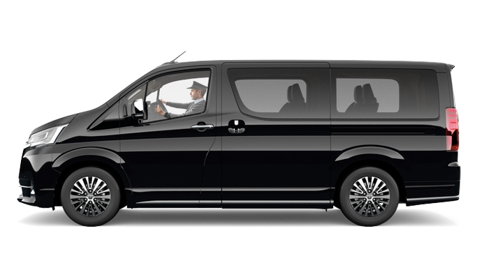 Booking Toyota Granvia 2023 chauffeur service