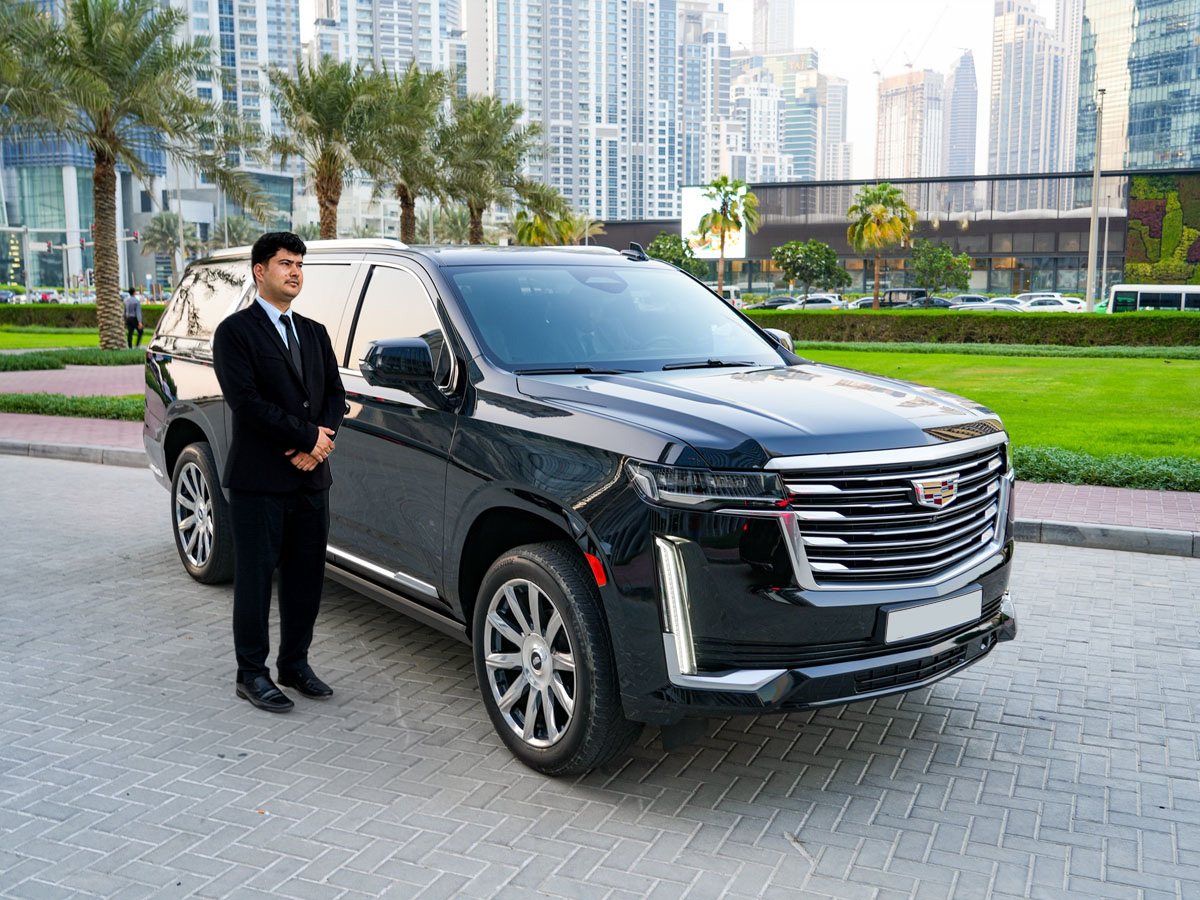 Booking Cadillac Escalade ESV chauffeur service