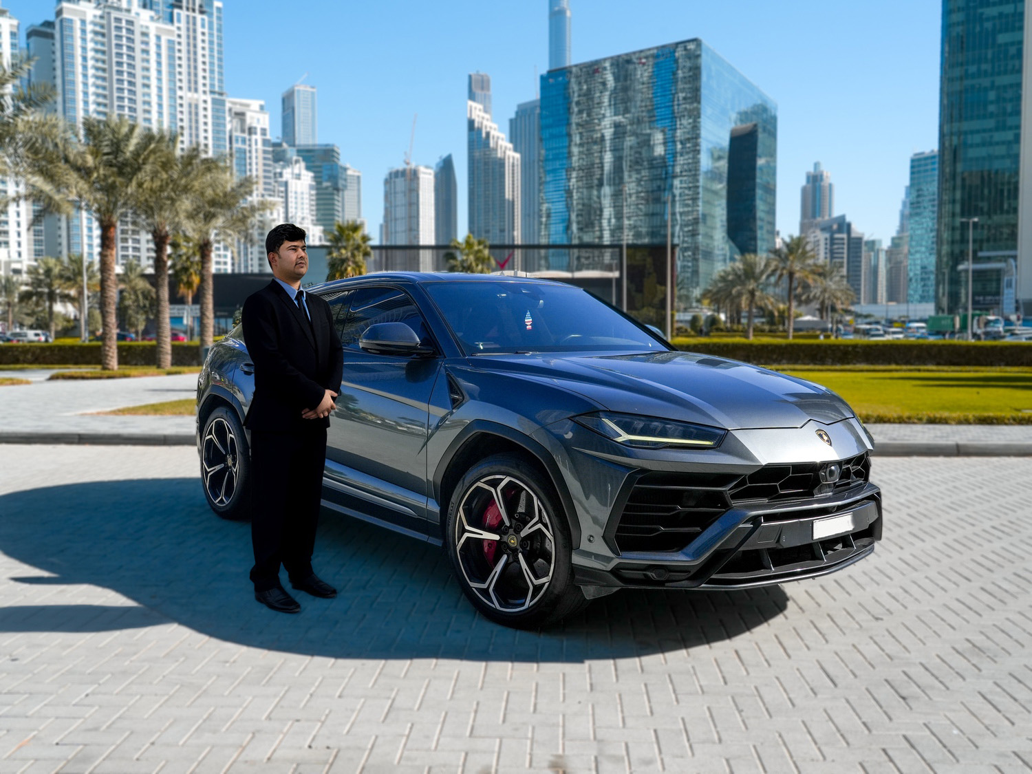 Booking Lamborghini Urus chauffeur service