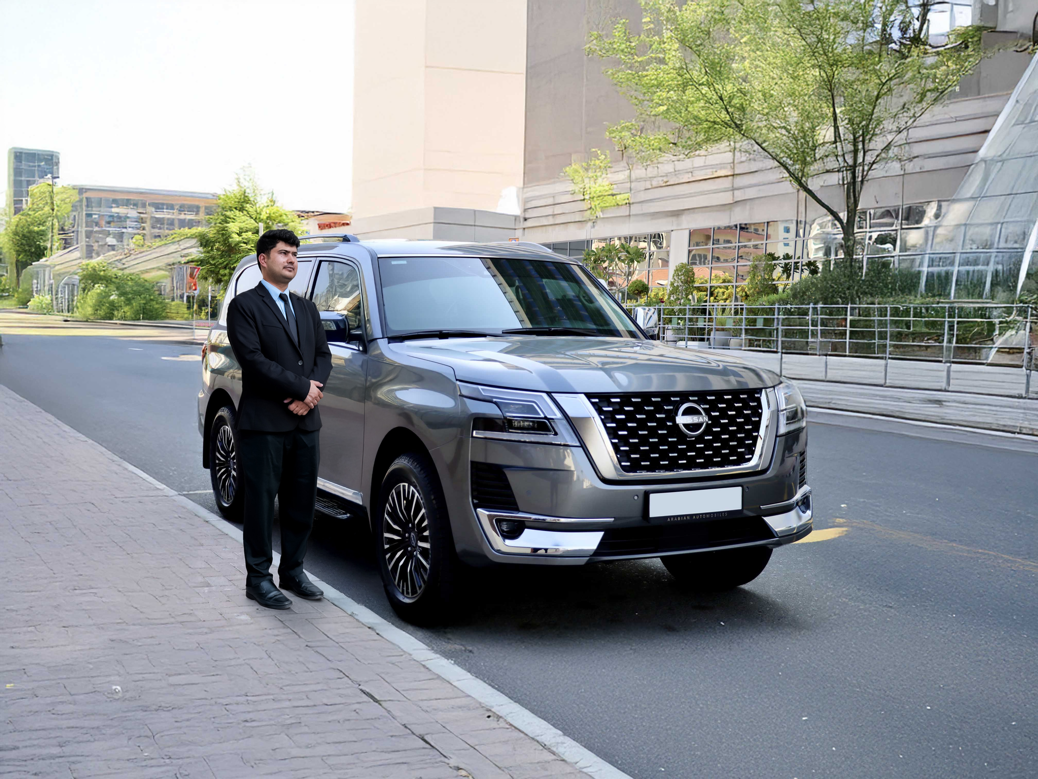 Booking Nissan Patrol 2023 chauffeur service
