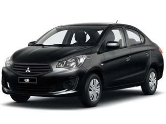 Alquiler Mitsubishi Attrage - Alquilar Mitsubishi Dubai - Sedan Alquiler de coches Dubai Price