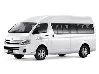 Hire Toyota Hiace 13 Seater - Rent Toyota Abu Dhabi - Bus Car Rental Abu Dhabi Price