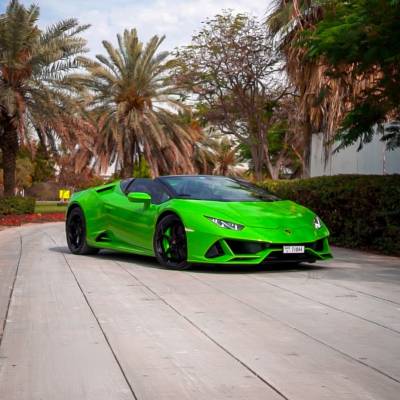 Rent Lamborghini Huracan Evo Spyder 2023