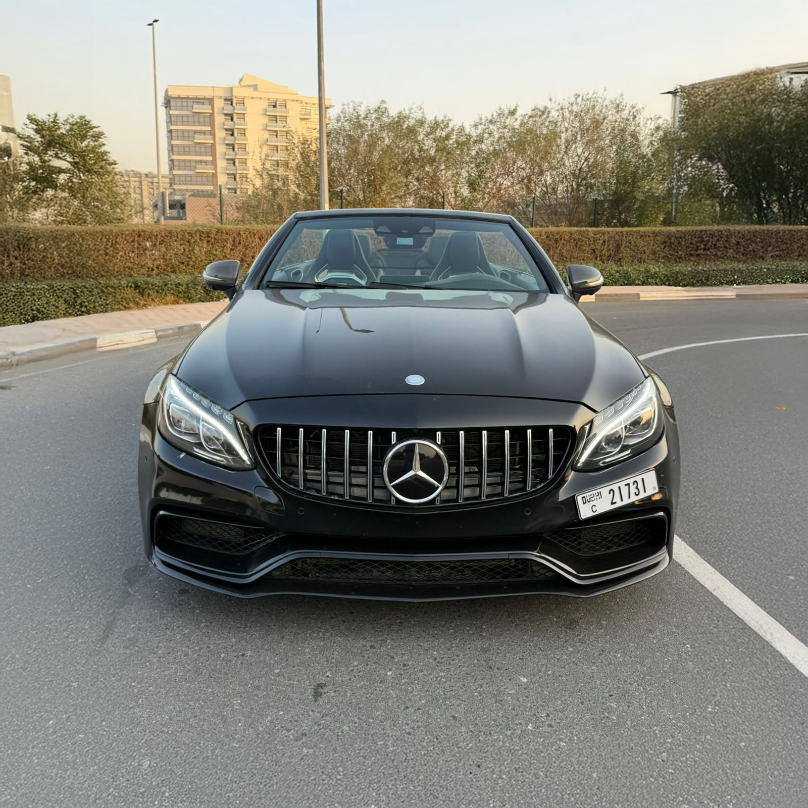 Noir Mercedes Benz C63 AMG 2017