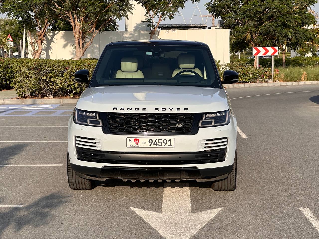 Weiß Land Rover Range Rover Vogue 2019