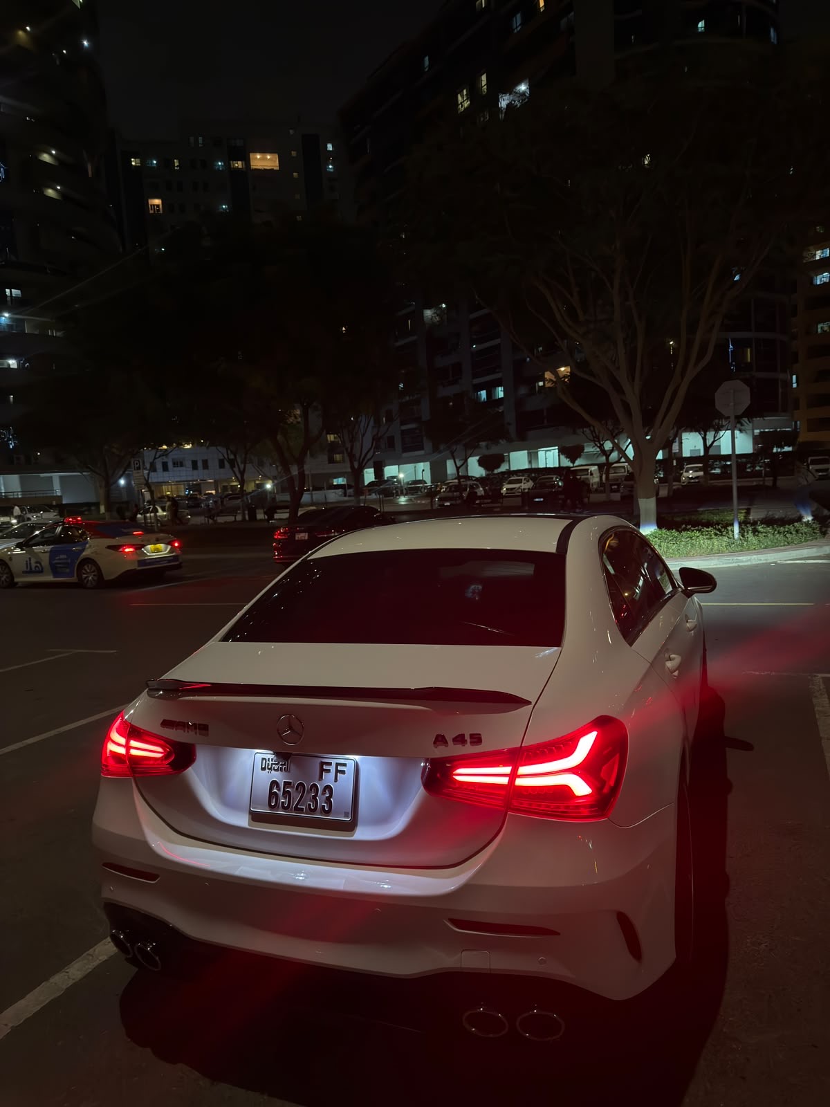 White Mercedes Benz A220 2019
