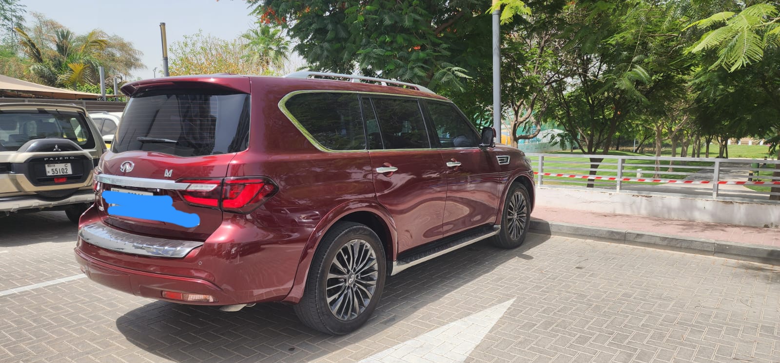 Kırmızı Infiniti QX80 8S Luxury 2022