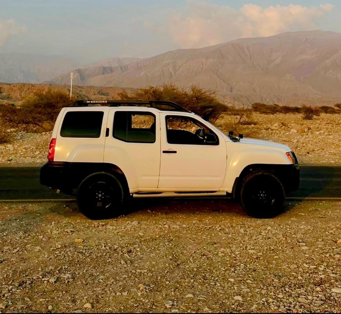 白色的 日产 Xterra S 2010