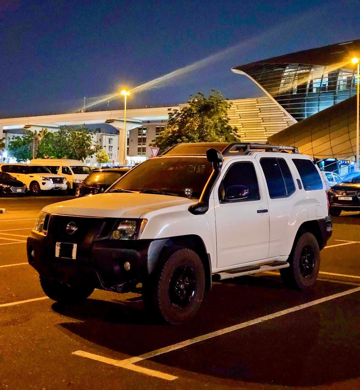 白色的 日产 Xterra S 2010