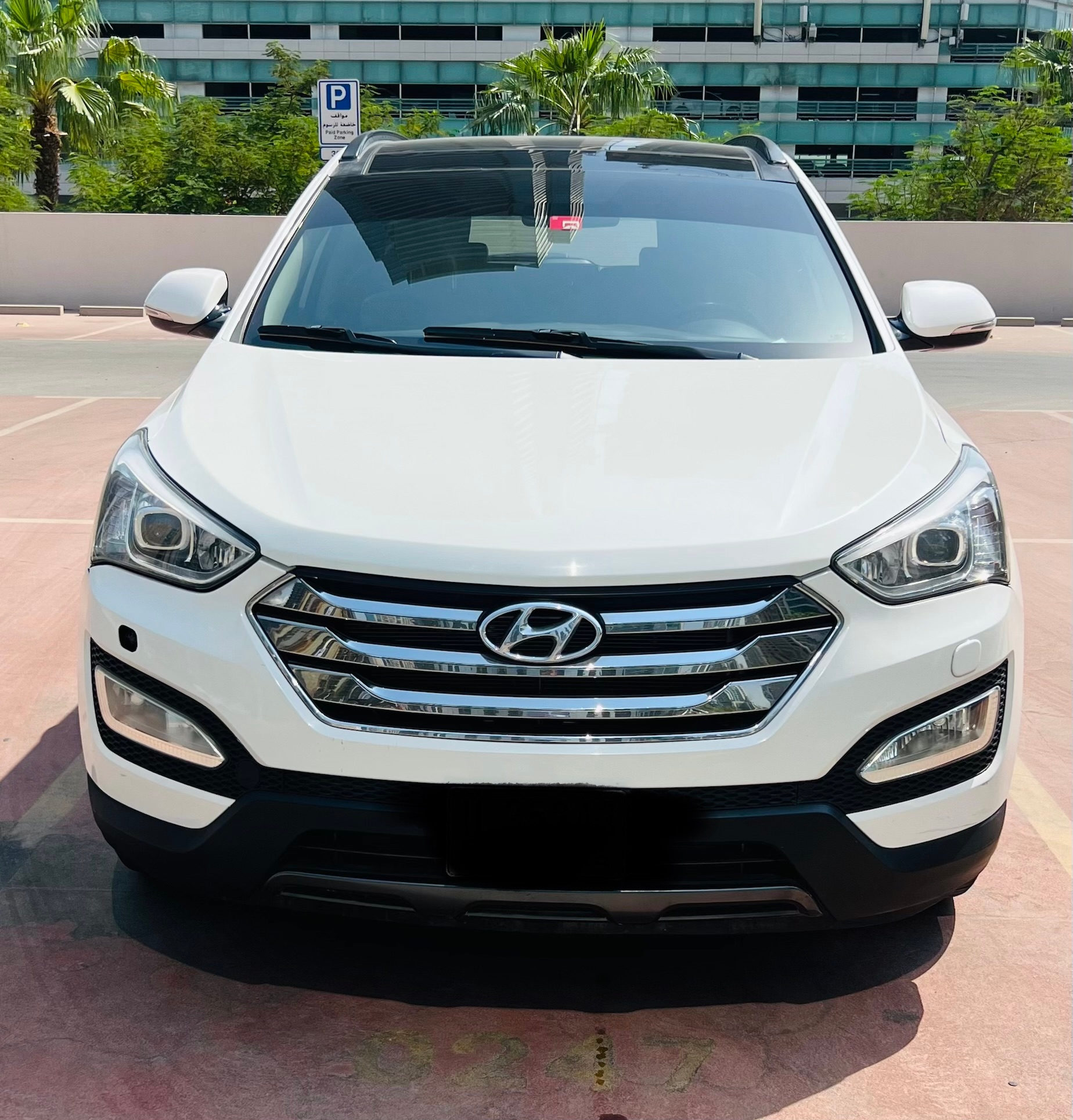 Blanc Hyundai Santa Fe GLS Top 2015 Blanc Hyundai Santa Fe GLS Top 2015