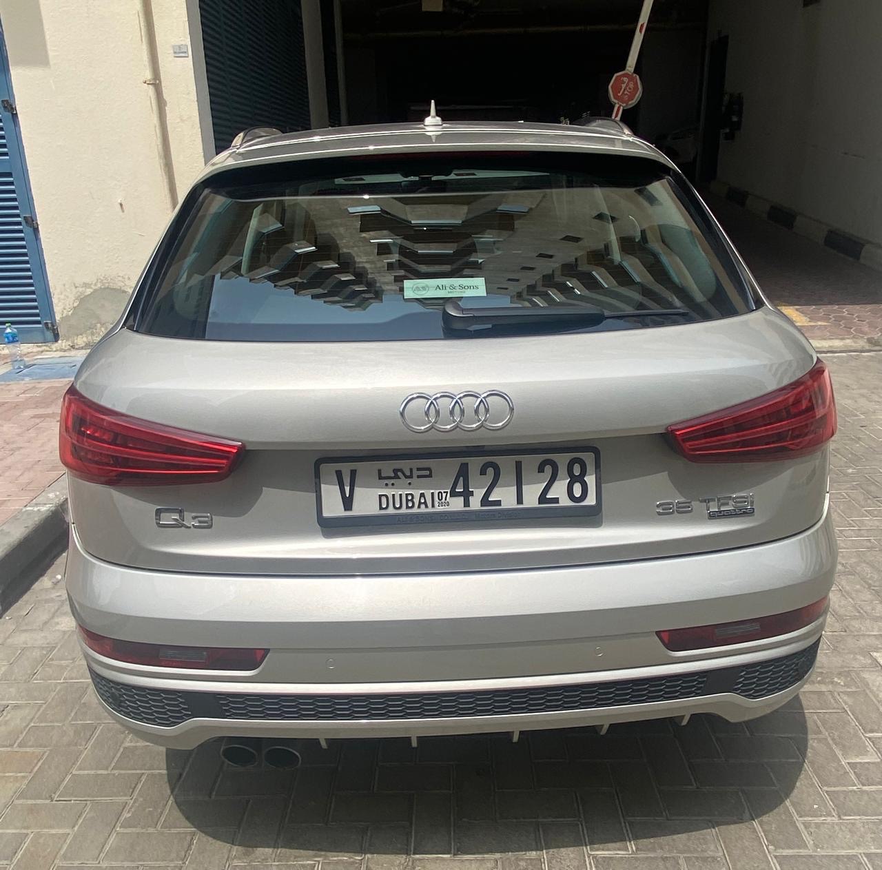 Beige Audi Q3 S Line 2017