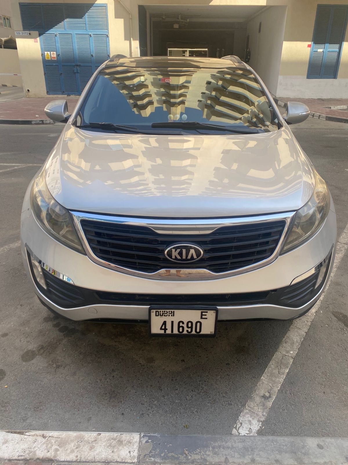 Silver Kia Sportage 2.0 CRDi Design 4x2 BVR 185ch 2014