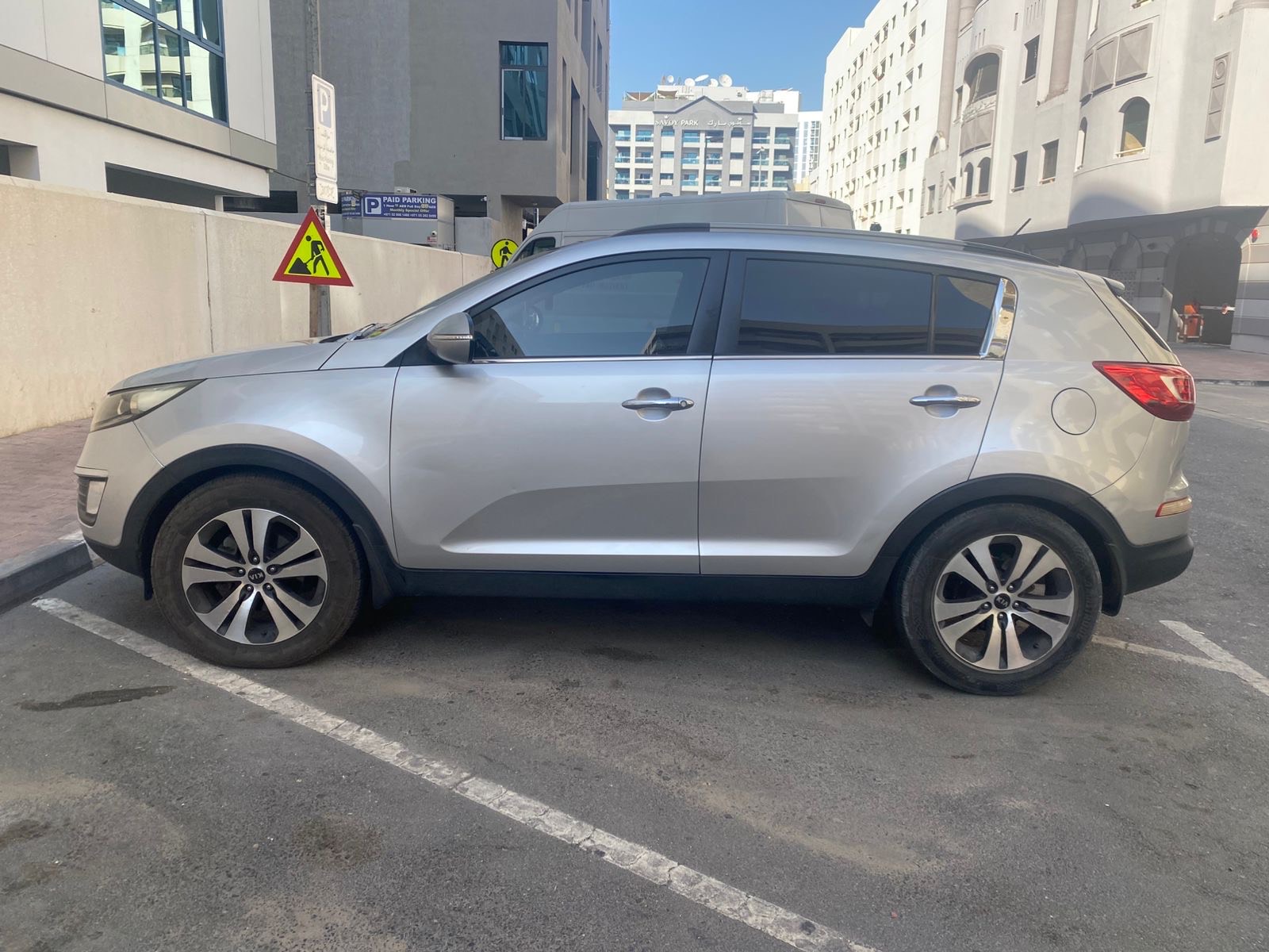 Silver Kia Sportage 2.0 CRDi Design 4x2 BVR 185ch 2014