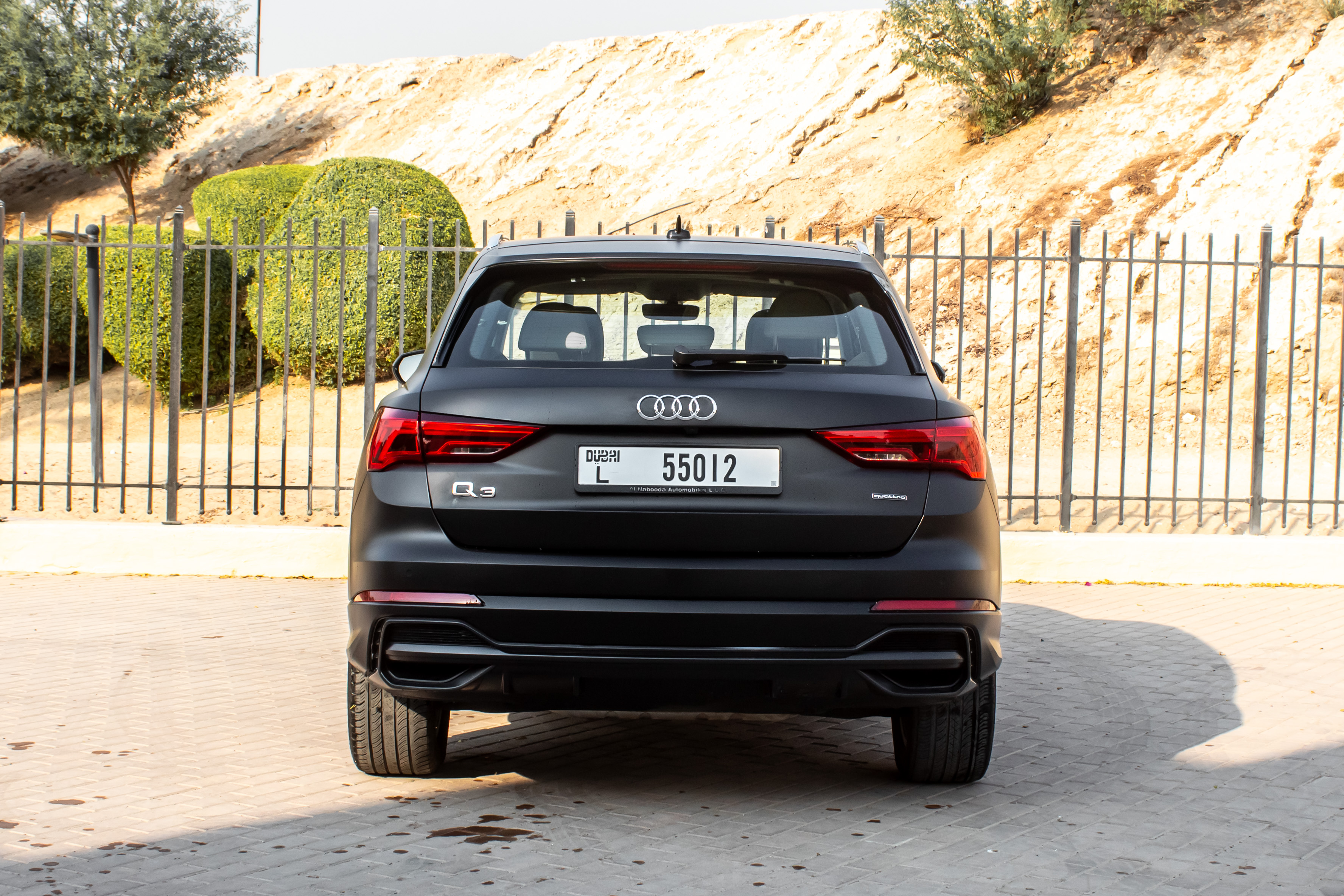 Mat zwart Audi Q3 40 TFSI S-Line 2022
