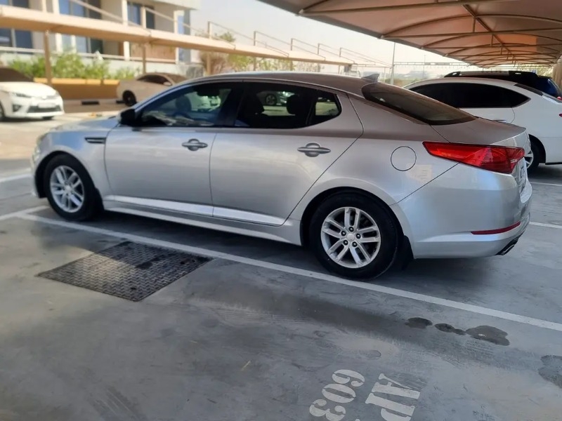 Silver Kia Optima LX 2013