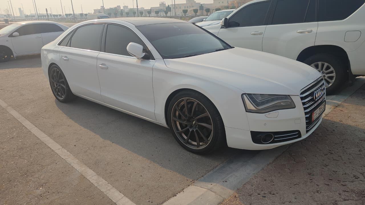 Blanc Audi A8 L 55 TFSI 2011 Blanc Audi A8 L 55 TFSI 2011