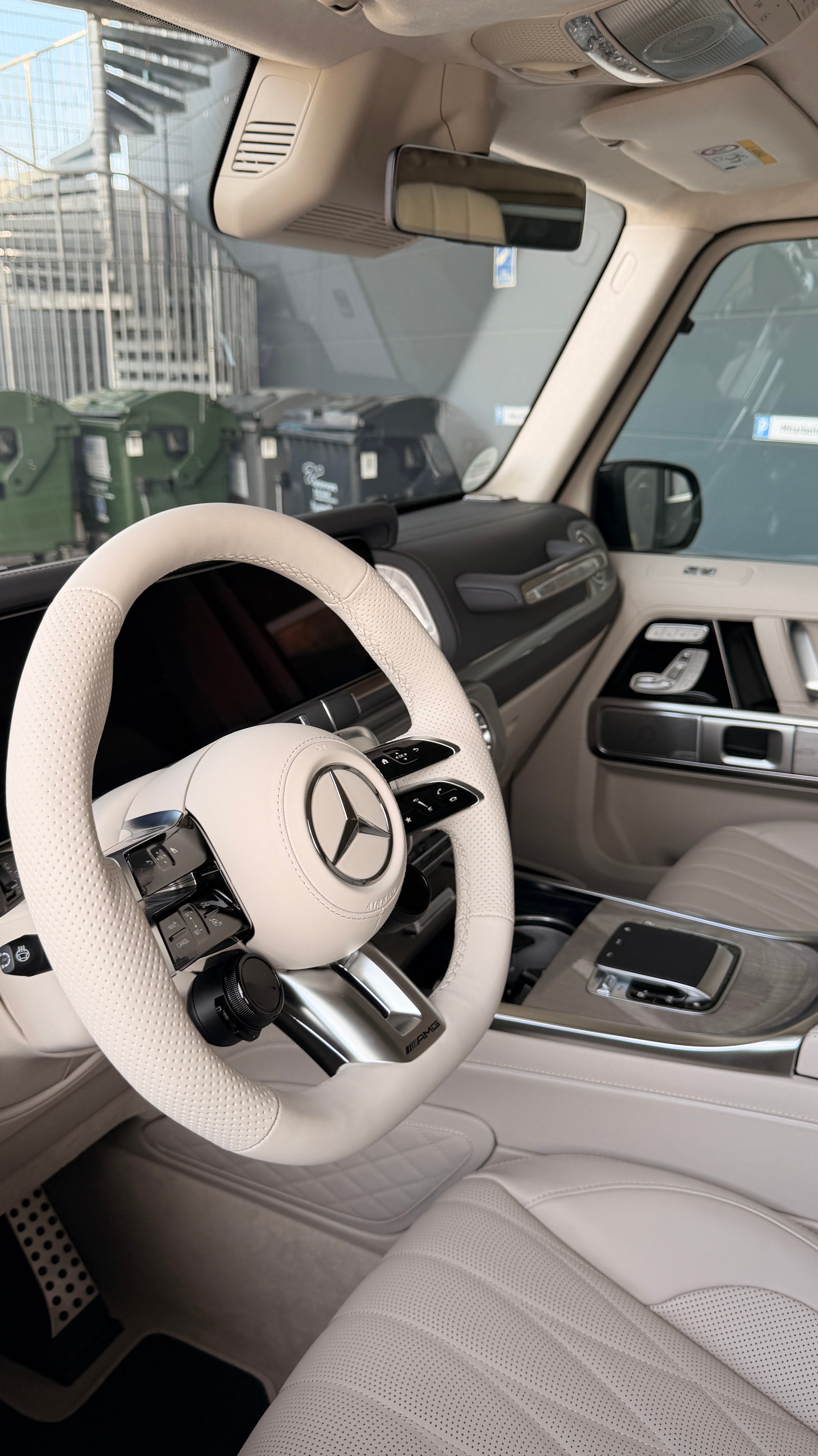 Beige Mercedes Benz AMG G63 2026