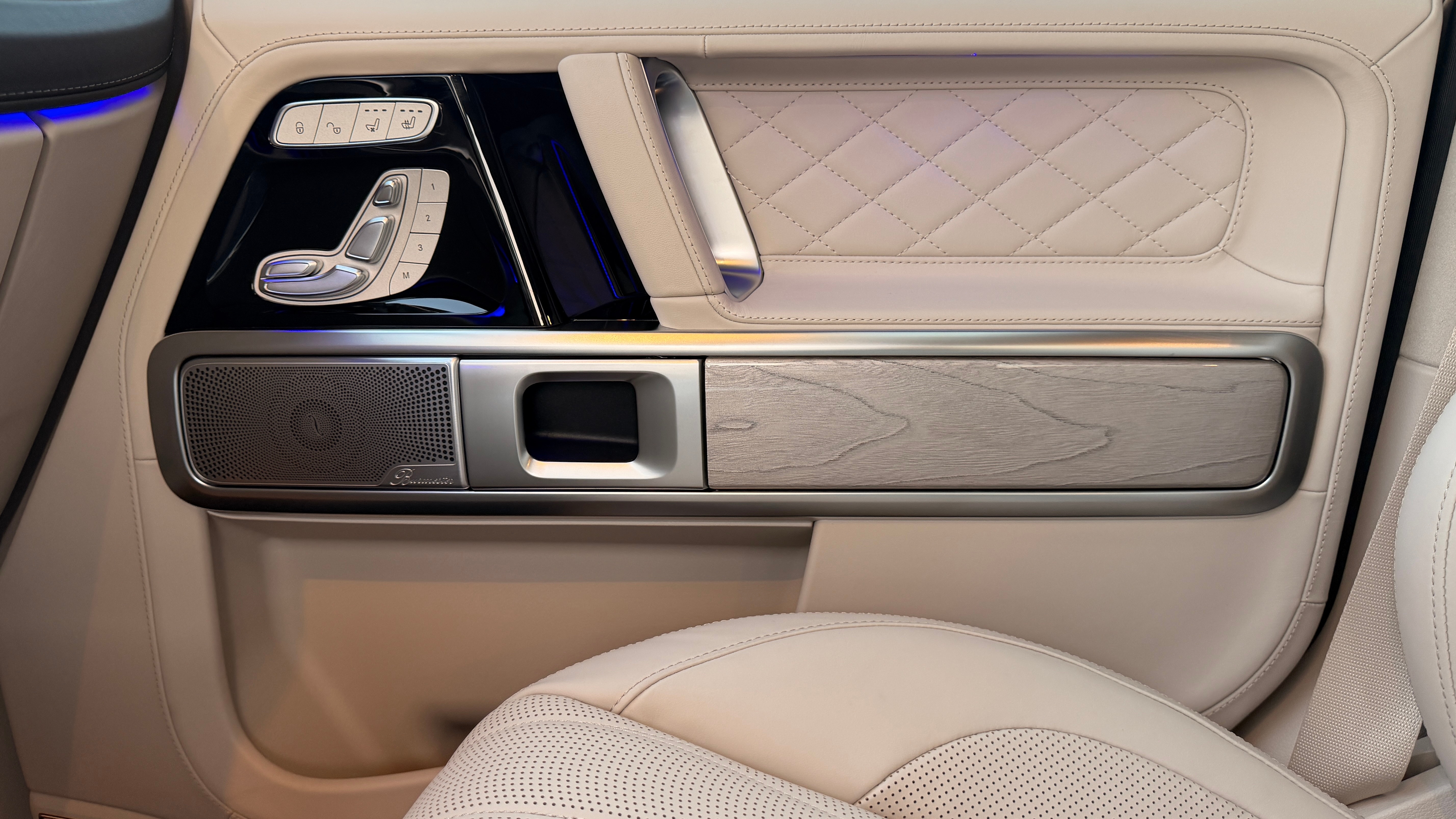 Beige Mercedes Benz AMG G63 2026