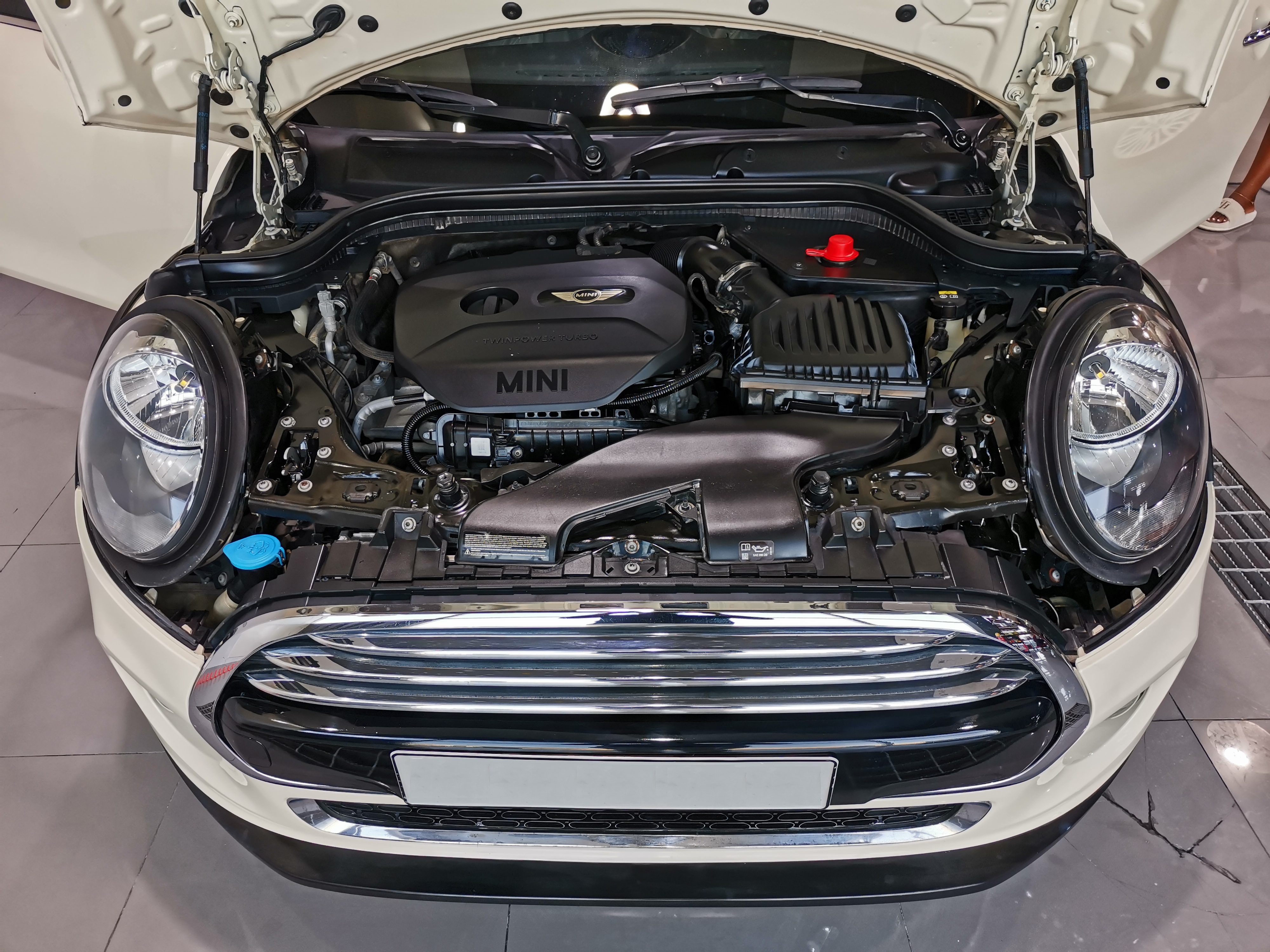 Beige Mini Cooper Convertible 2017