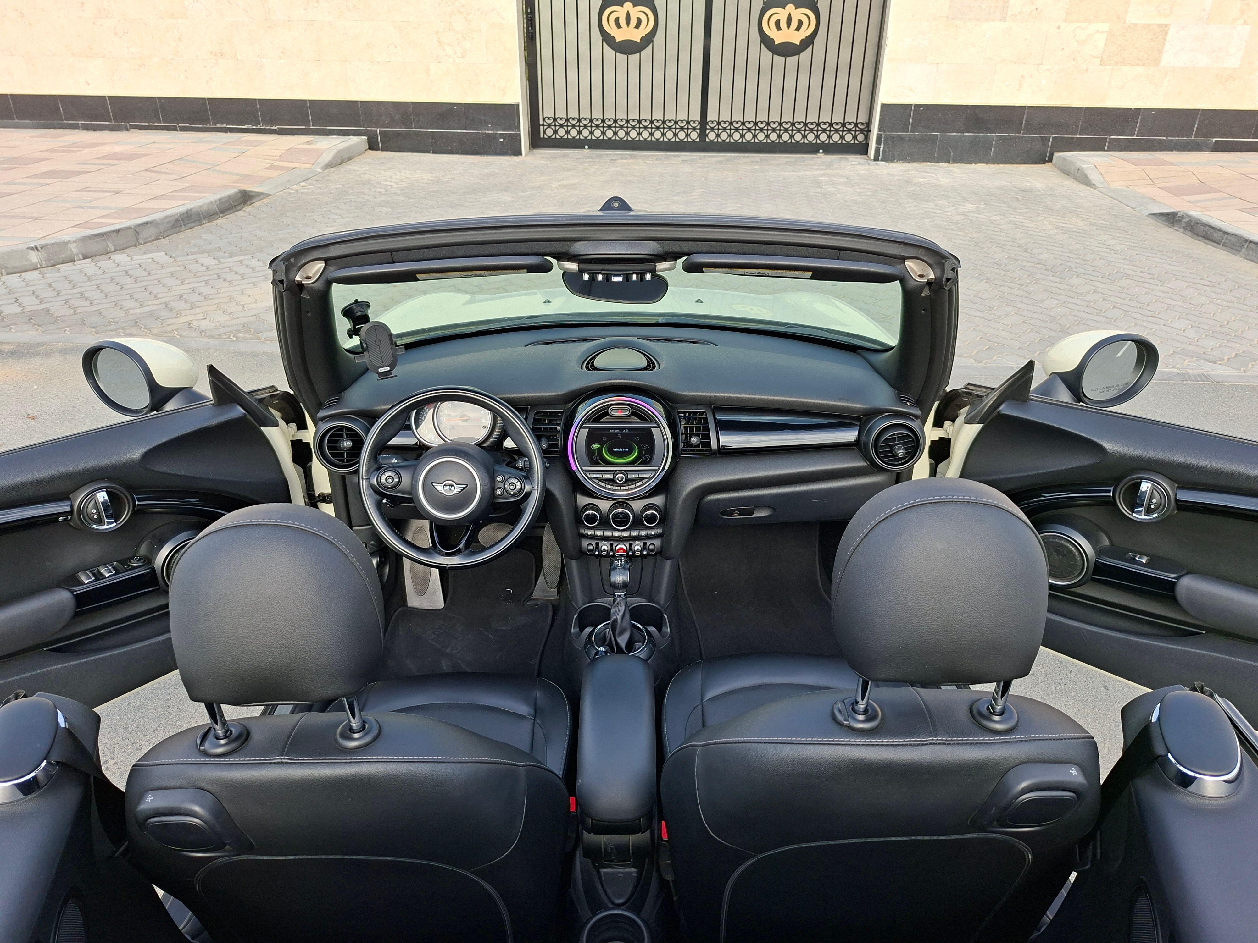 Beige Mini Cooper Convertible 2017