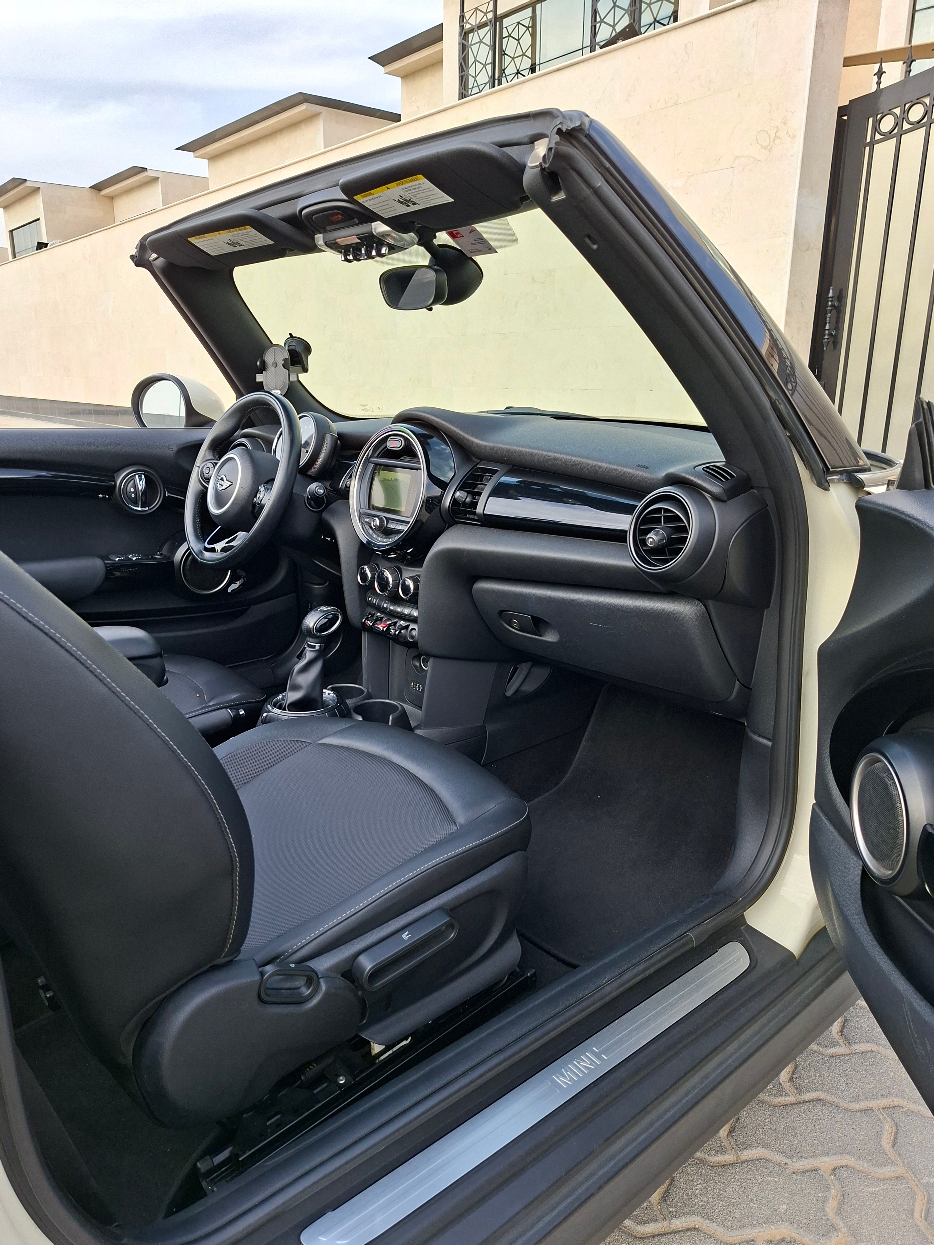 Beige Mini Cooper Convertible 2017