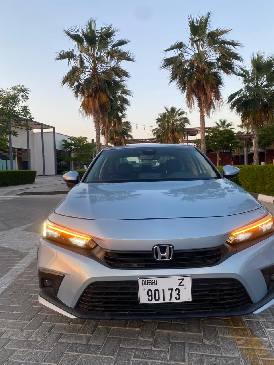Blue Honda Civic Touring 2022