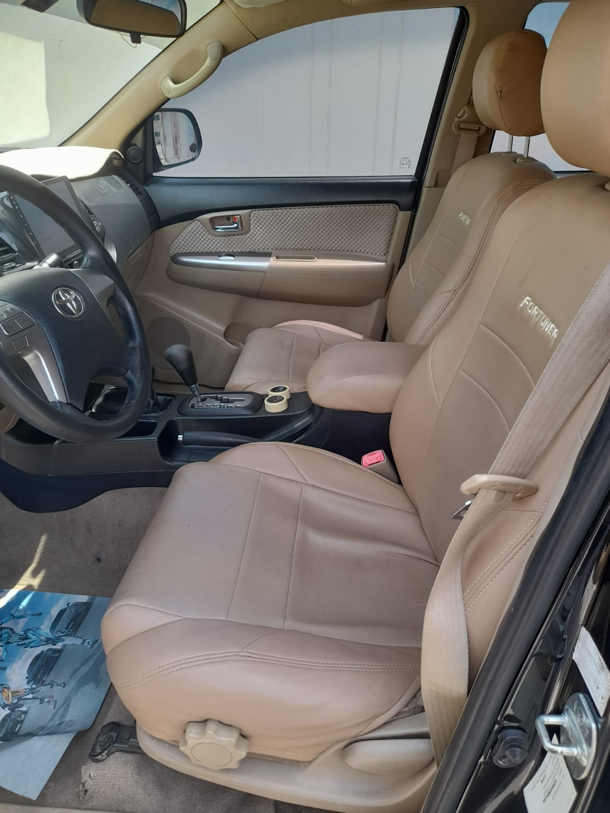 Black Toyota Fortuner EXR 2015
