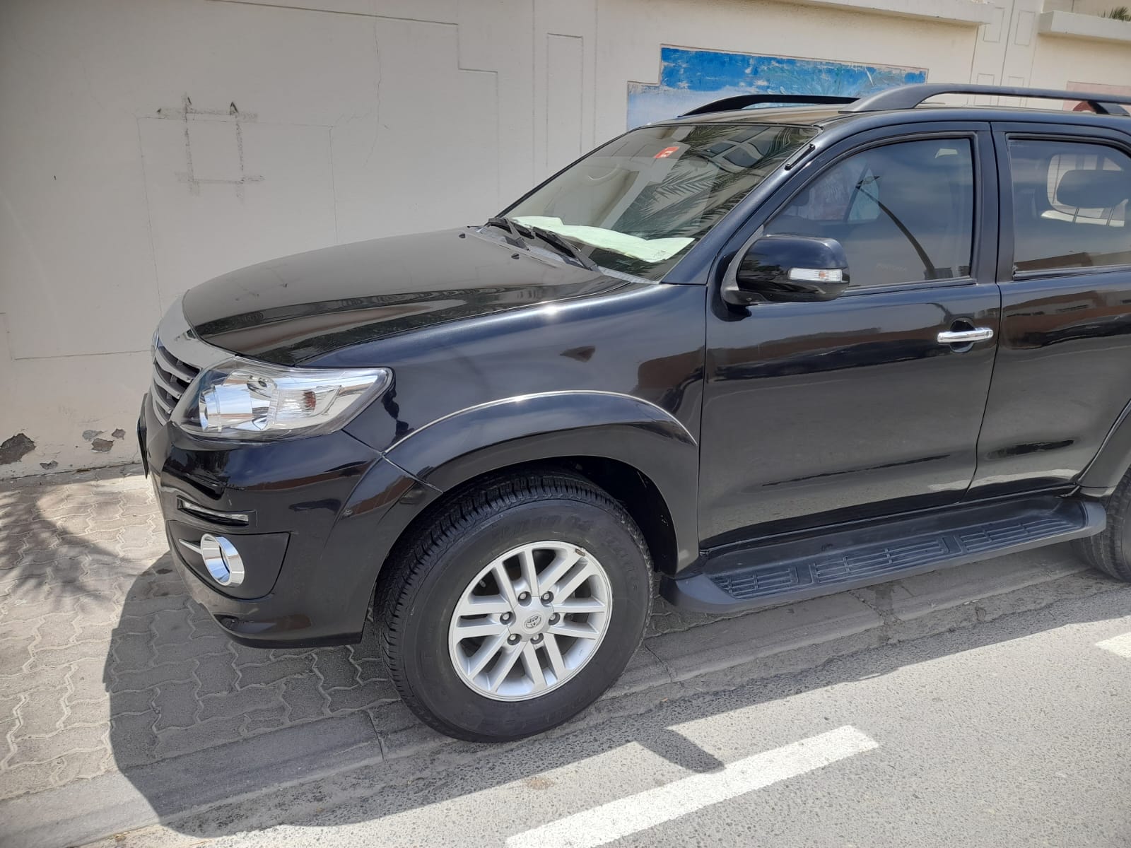Black Toyota Fortuner EXR 2015