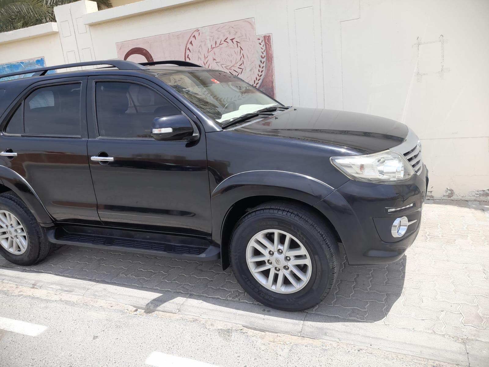 Black Toyota Fortuner EXR 2015