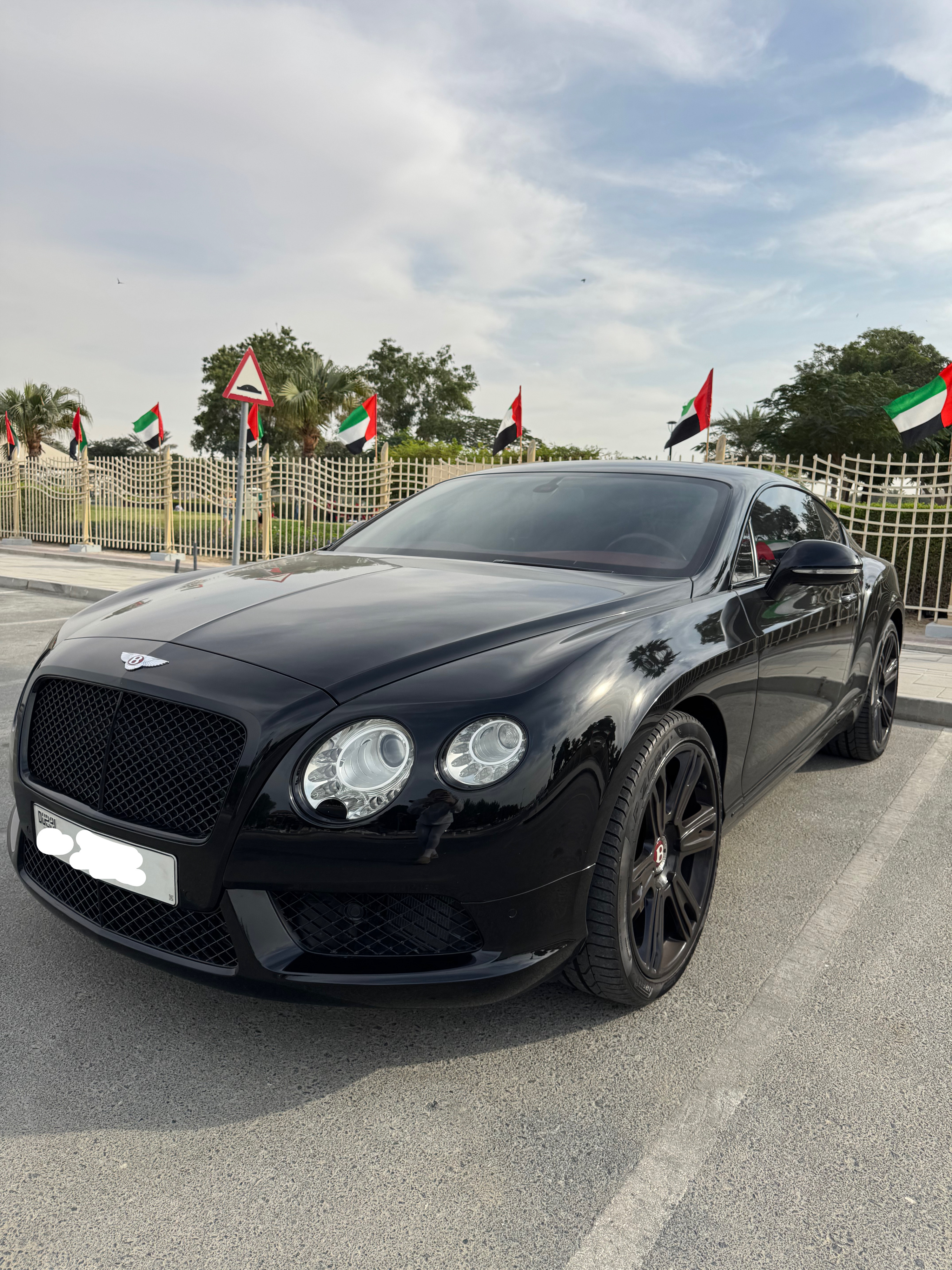 Noir Bentley Continental GT V8 2014