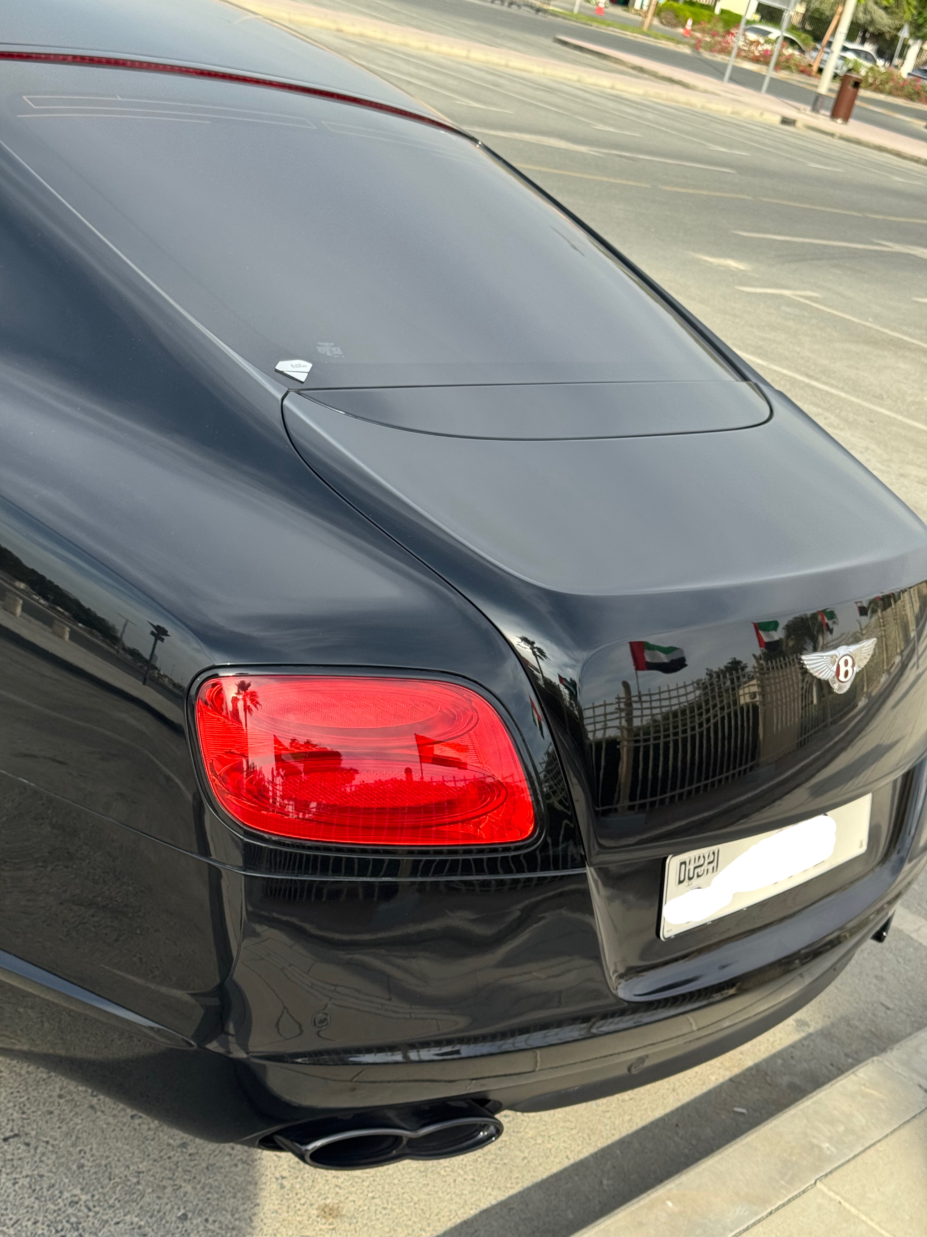 zwart Bentley Continental GT V8 2014