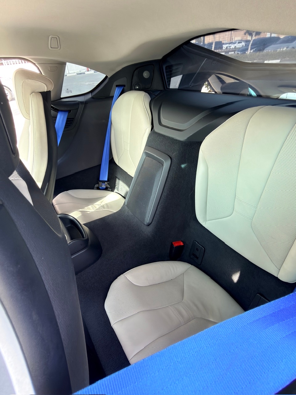 Donkergrijs BMW i8 Coupe 2016