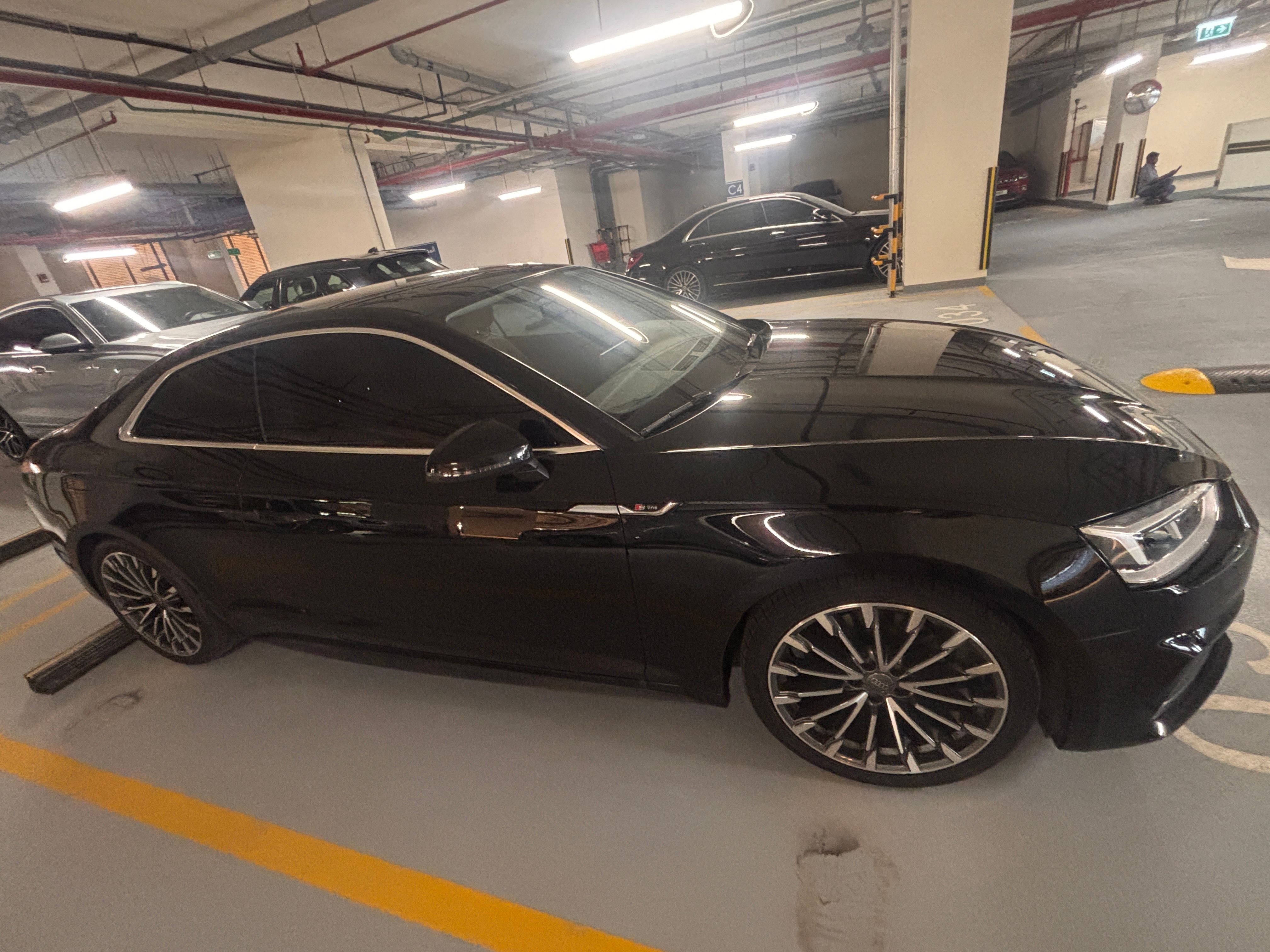 Black Audi A5 Coupe 2018