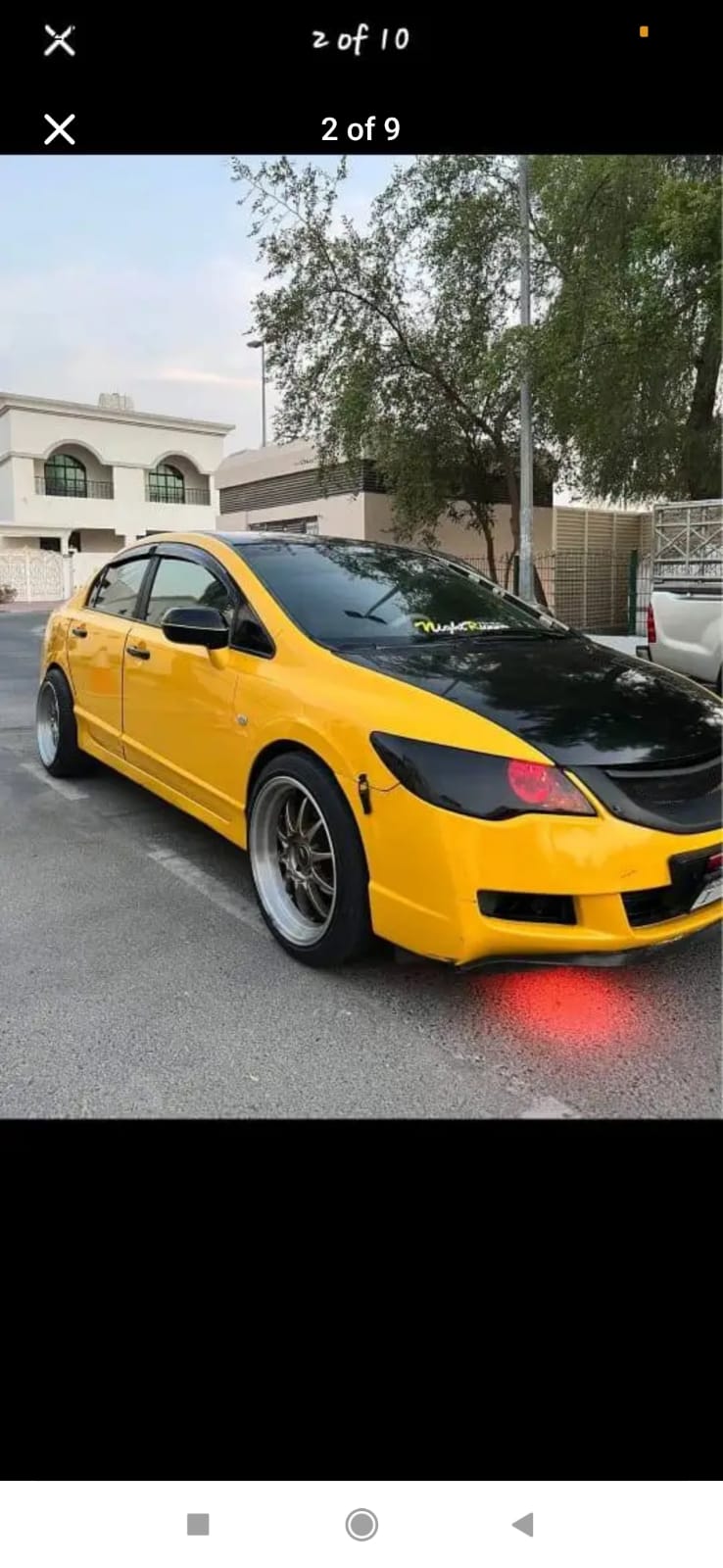 zwart Honda Civic Sport 2007