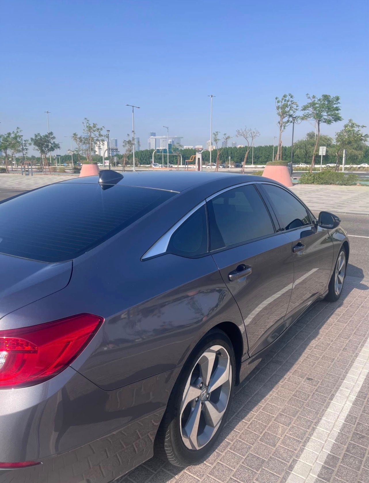 Gray Honda Accord Sport 2019