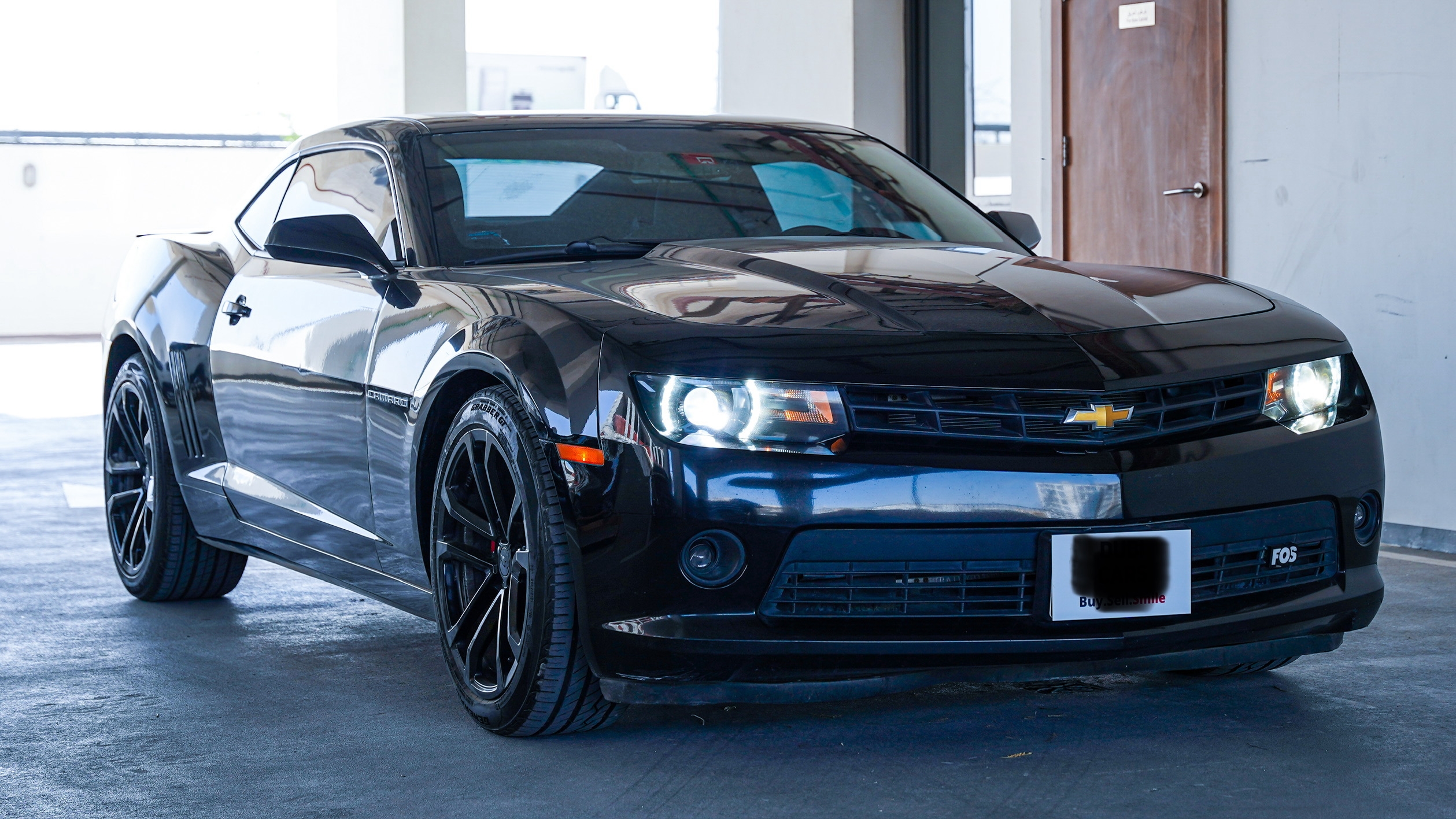 Black Chevrolet Camaro LT 2015