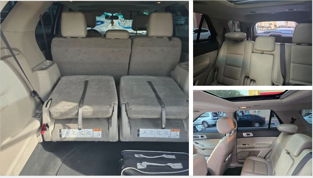 Blanc Ford Explorer XLT 2014