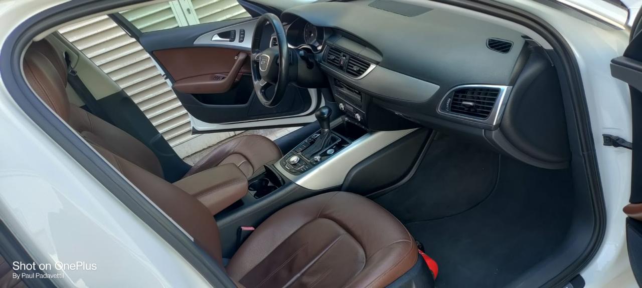 White Audi A6 2.0T Premium 2014