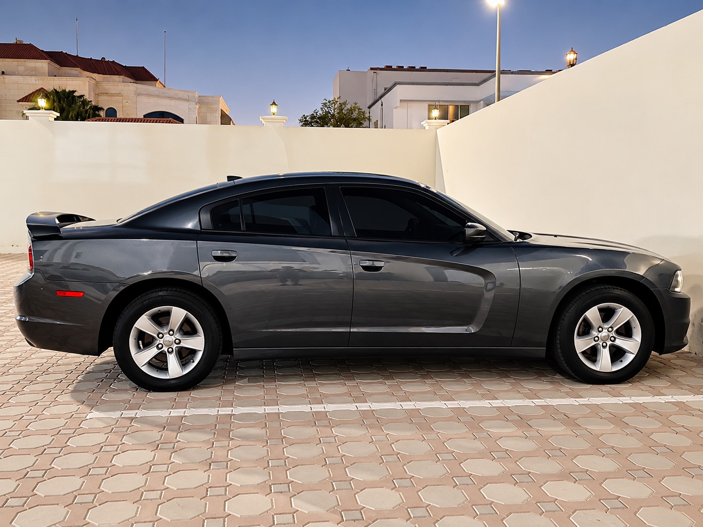 Gray Dodge Charger V6 2013