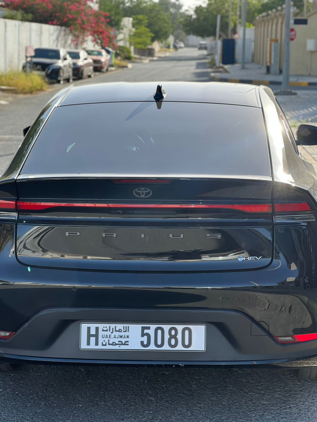 Black Toyota Prius Eco 2023