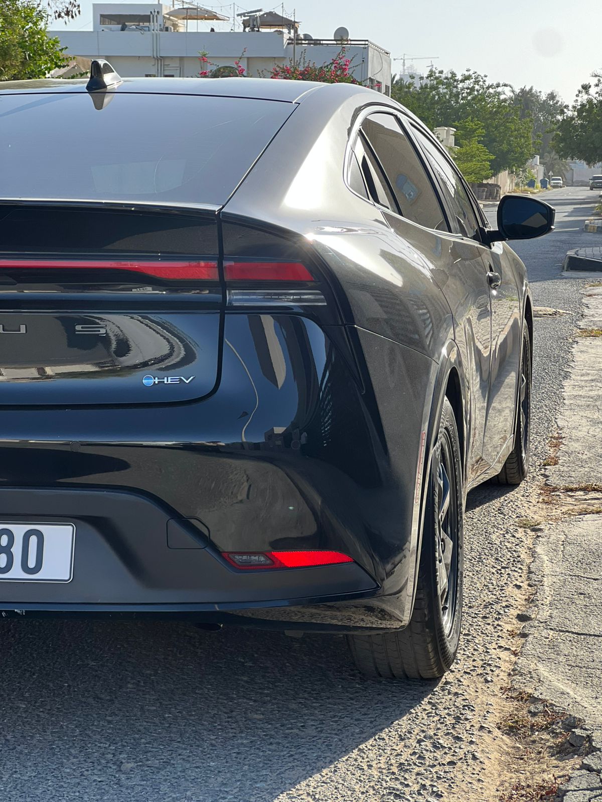 Black Toyota Prius Eco 2023