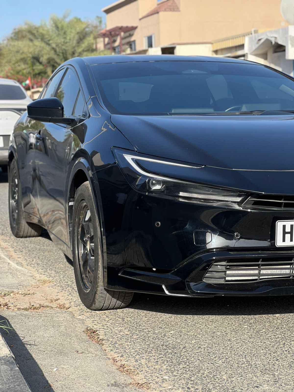 Black Toyota Prius Eco 2023