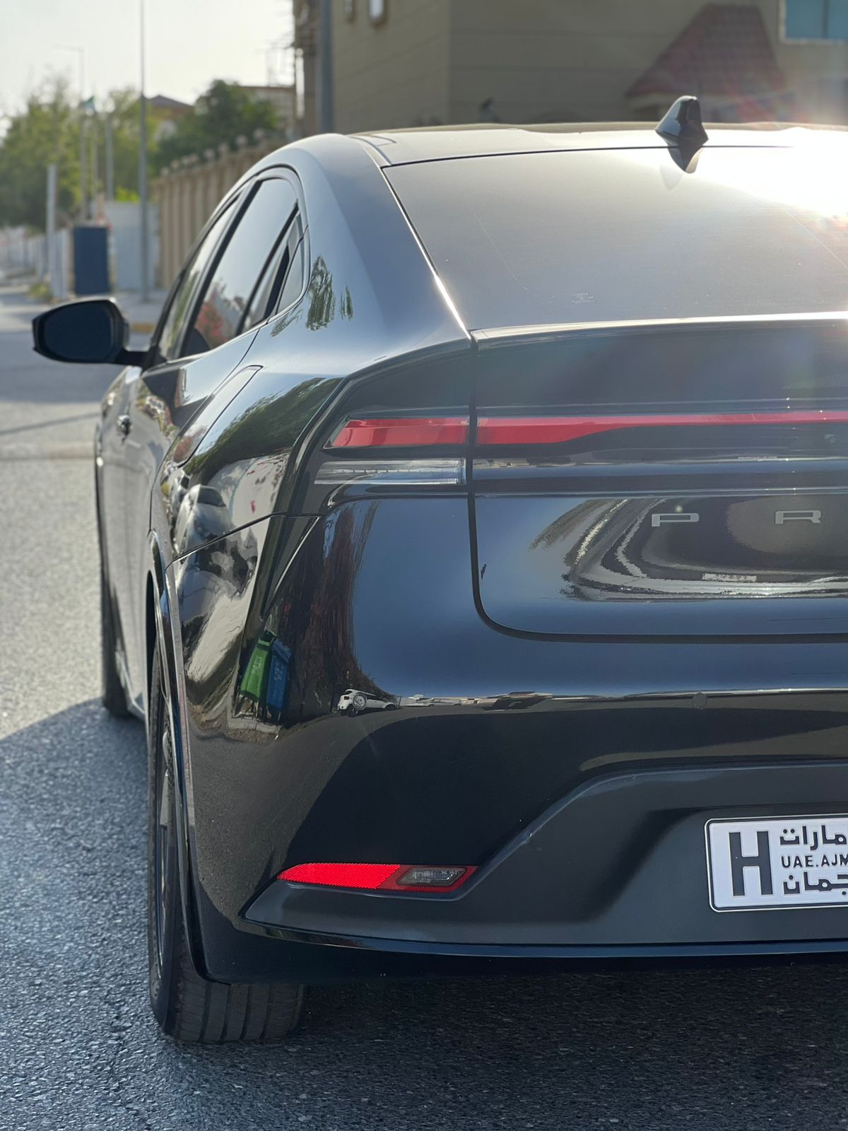 Black Toyota Prius Eco 2023
