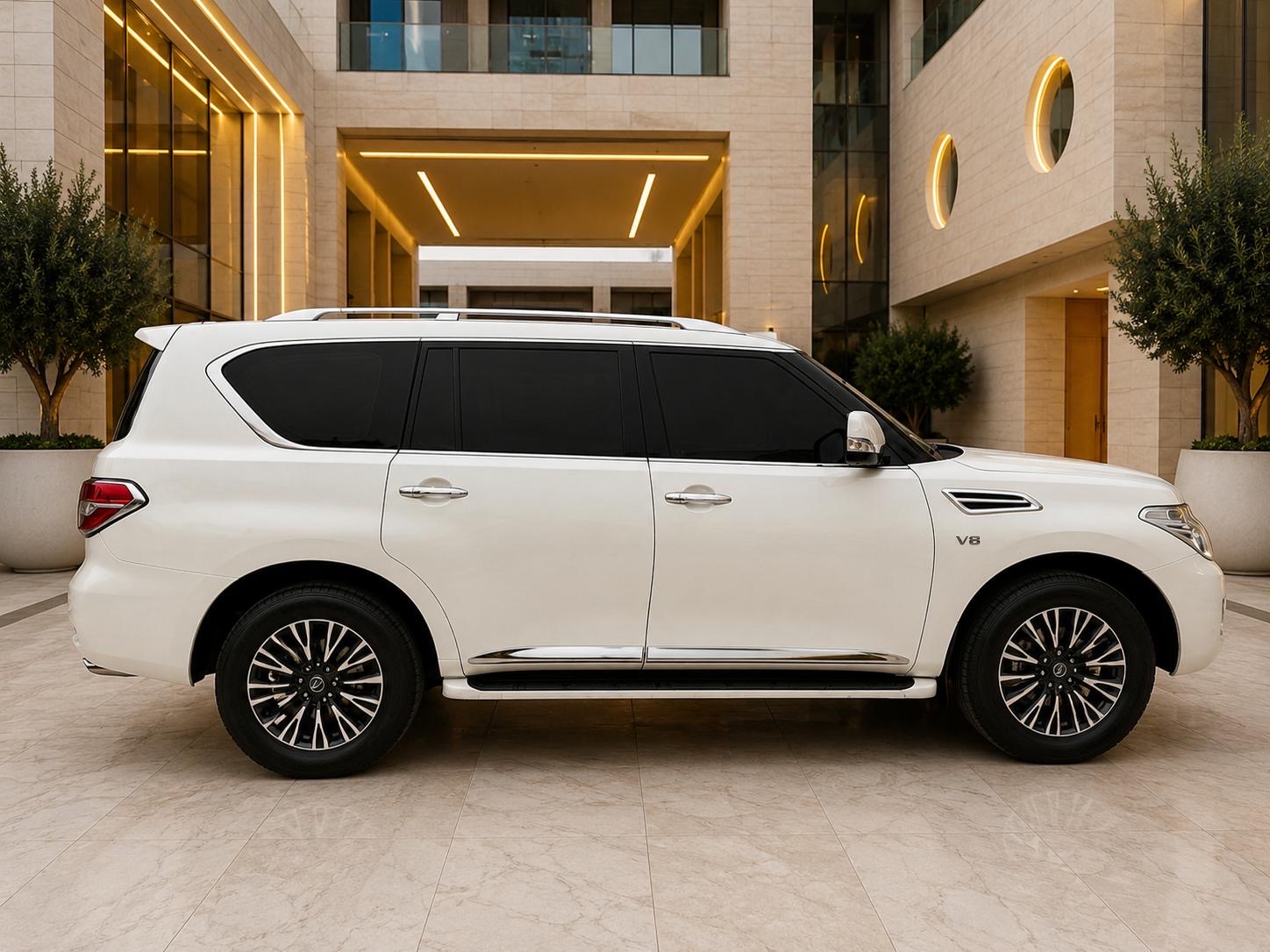 Weiß Nissan Patrol XE 2019