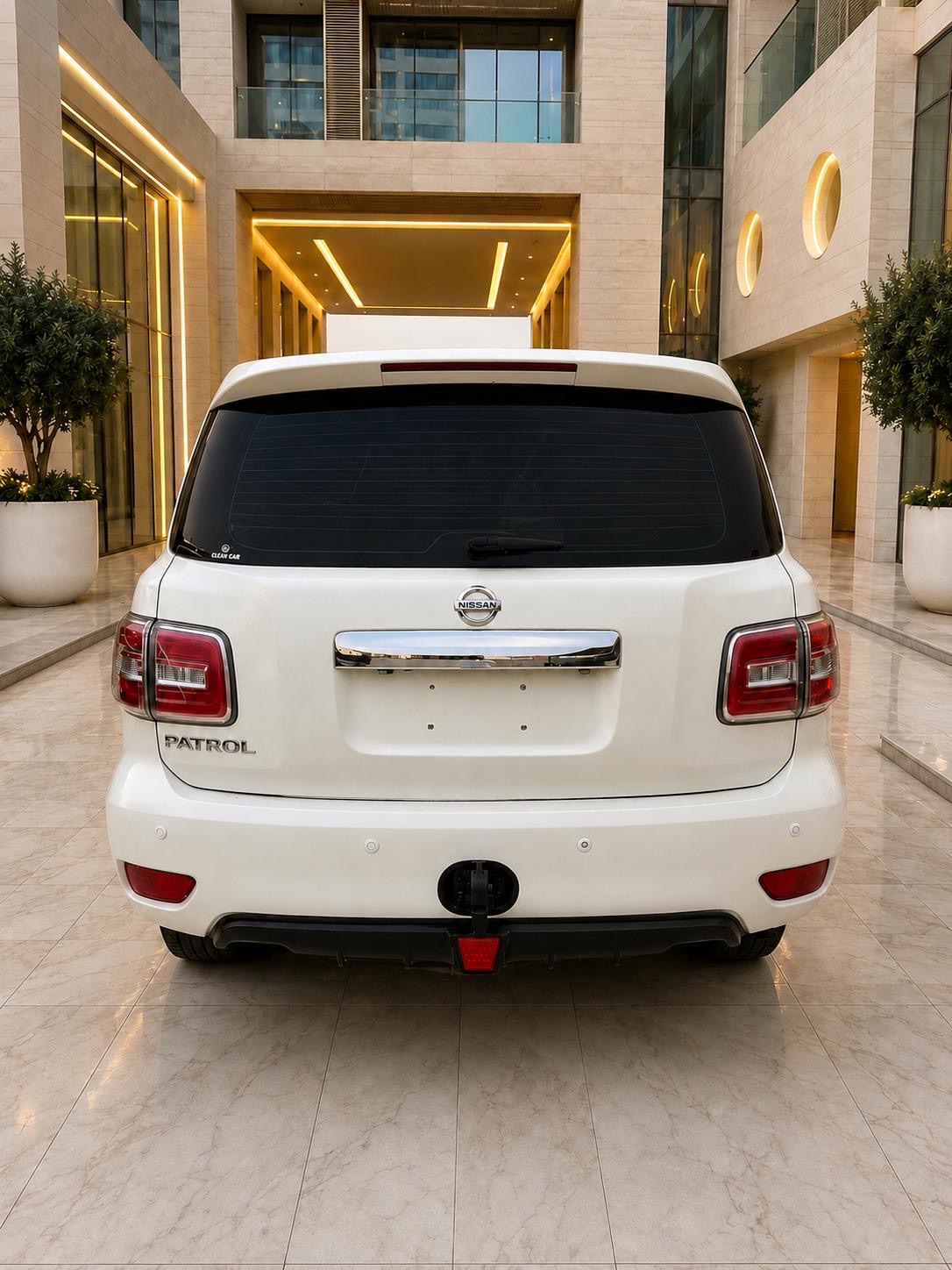 White Nissan Patrol XE 2019
