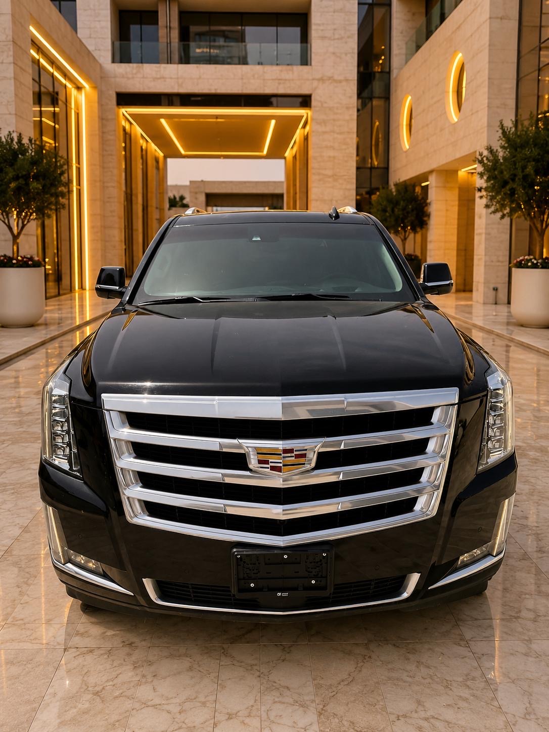 Black Cadillac Escalade ESV V 2017