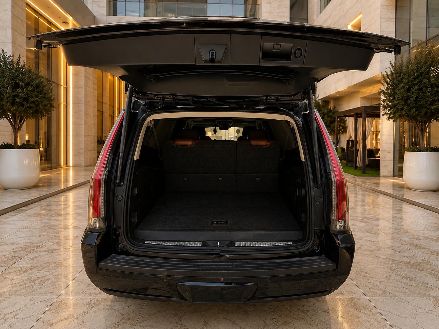 Black Cadillac Escalade ESV V 2017