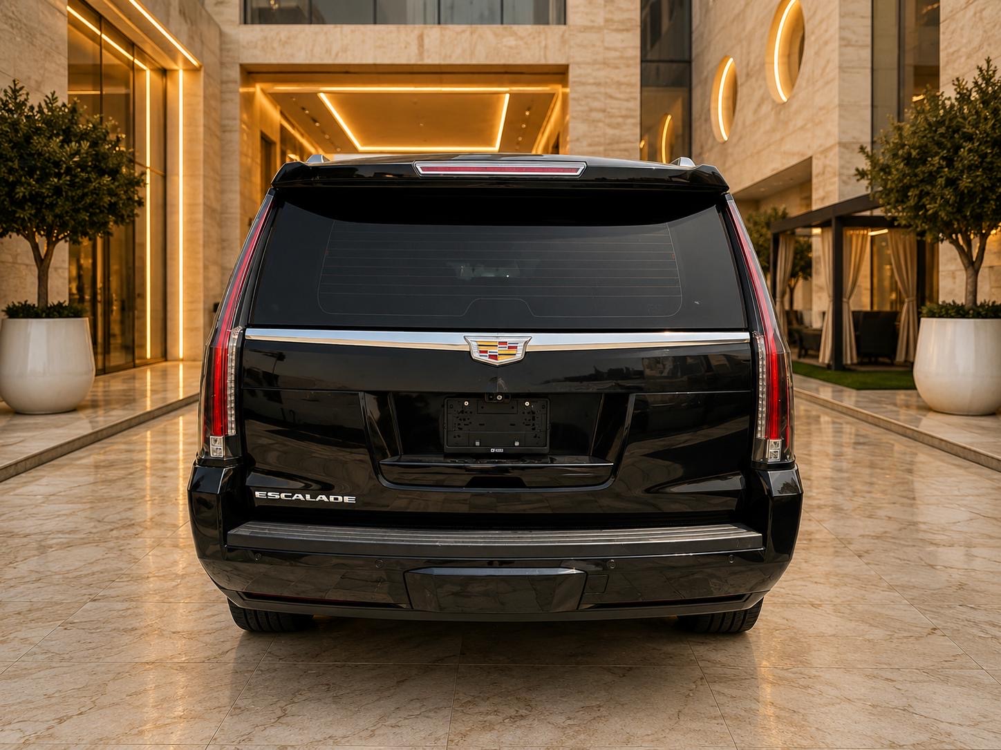 Black Cadillac Escalade ESV V 2017