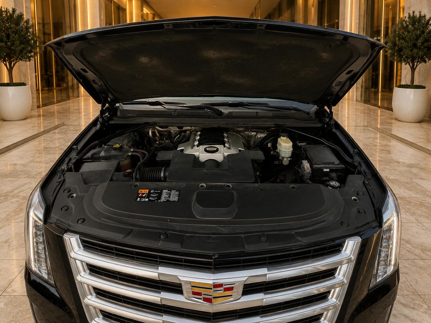 Black Cadillac Escalade ESV V 2017
