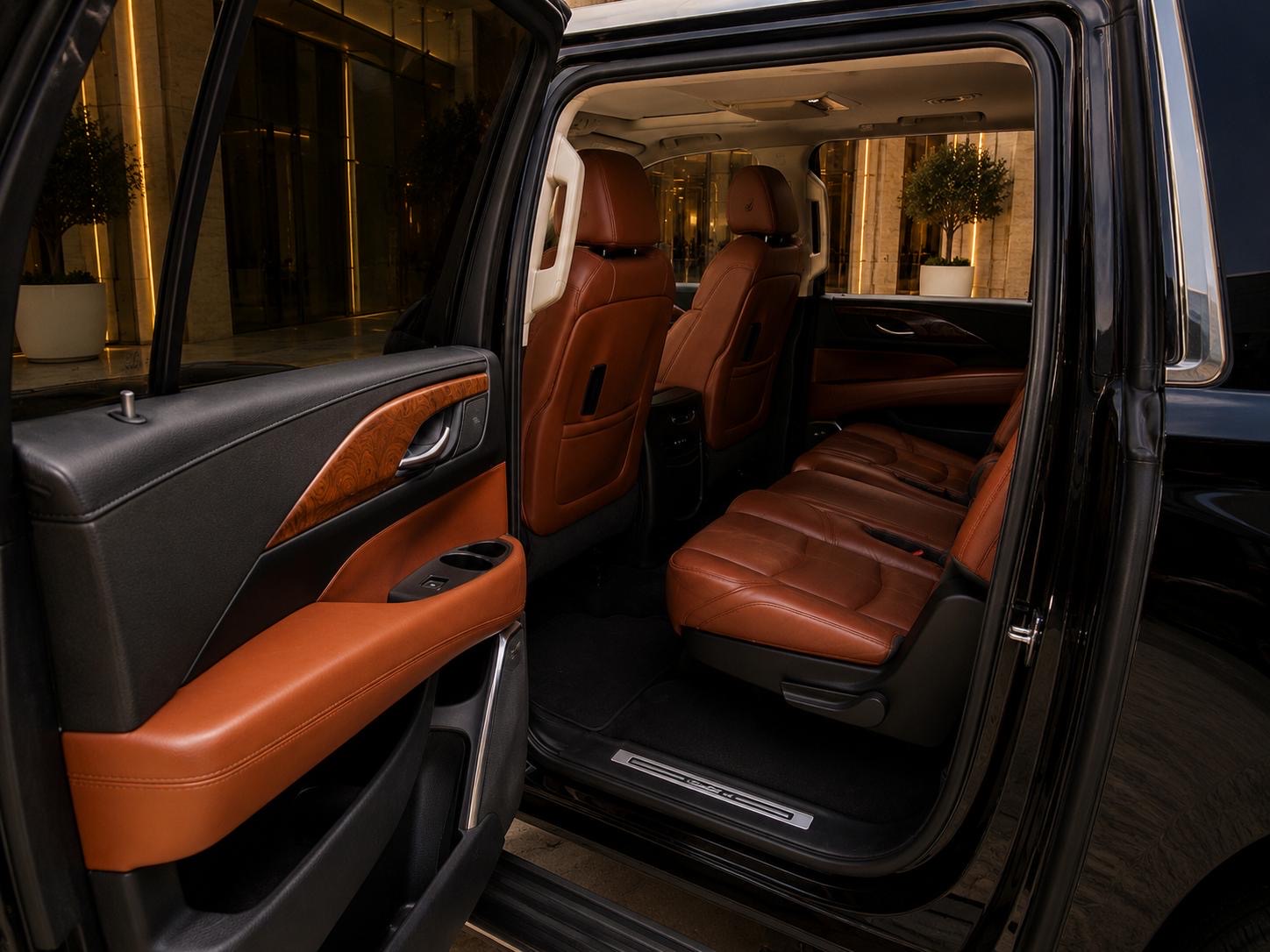 Black Cadillac Escalade ESV V 2017
